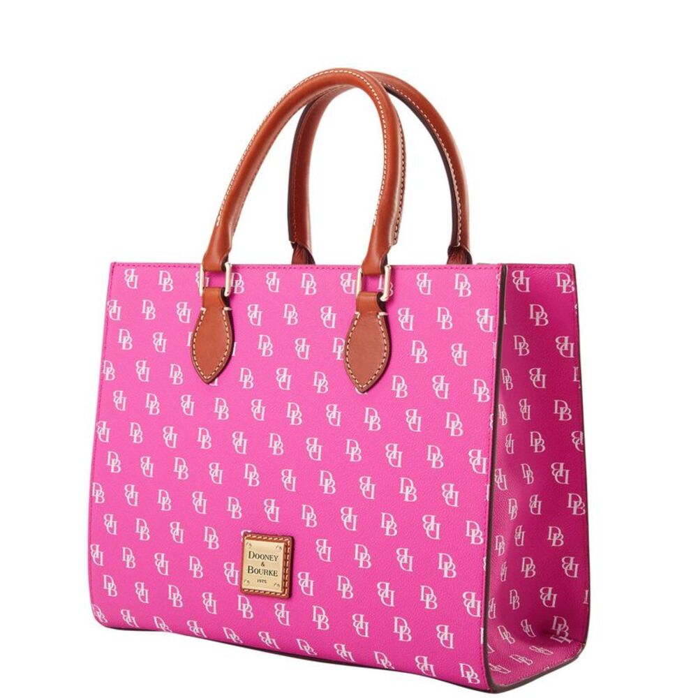Dooney & Bourke Gretta Janine Top Handle Bag - Fuchsia - Picture 2 of 4